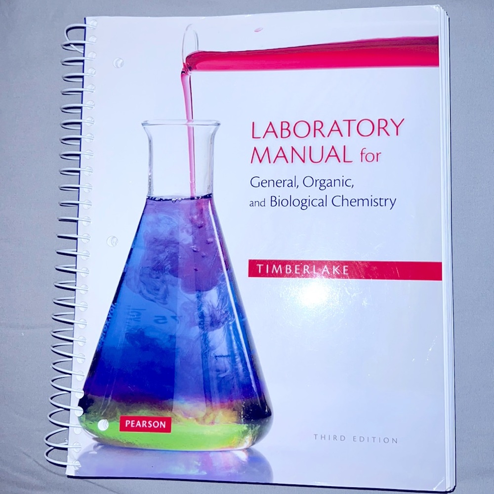 *SOLD*  Laboratory Manual for General, Organic, and Biological Chemistry
